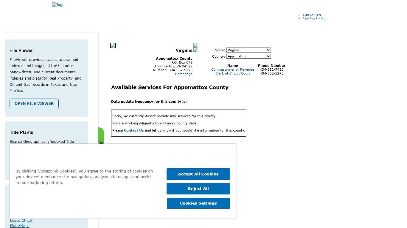 Search Appomattox County Public Property Records Online CourthouseDirect.com